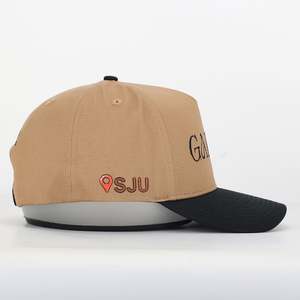 ผ้าคอตต้อนปักโลโก้สไตล์สตรีทสไตล์สปอร์ตมีขอบโค้งโลโก้ - Product Image 5