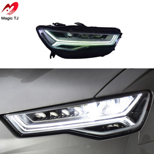 Fari Anteriori a LED per <span class=keywords><strong>Audi</strong></span> <span class=keywords><strong>A6</strong></span> A6L C7 Avant <span class=keywords><strong>Allroad</strong></span> 2012 2013 2014 2015 2016 2017 2018 Accessori Auto Aggiornamento Proiettori Anteriori - Product Image 3