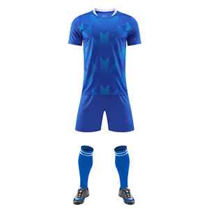 Uniforme de fútbol de conjunto completo personalizado que incluye camisetas con material de impresión de nombre Servicio OEM para jugadores de entrenamiento - Product Image 5
