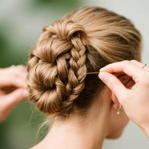 Kit de 300 Piezas de Pasadores Metálicos en Forma de U, Pinzas para el Cabello, Bandas para el Cabello, <span class=keywords><strong>Accesorios</strong></span> Elegantes para Peinados de Boda - Product Image 5