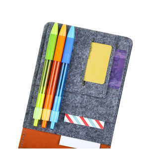 Couverture de carnet, couverture de carnet en cuir PU, porte-cartes de visite, couverture de carnet, couverture de livre - Product Image 3
