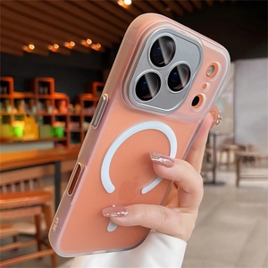 เคสโทรศัพท์แม่เหล็กแบบด้านสองสีรุ่นใหม่สำหรับ iPhone 17 16 15 14 Plus 13 12 11 Pro Max  แบบโปร่งแสง ป้องกันแรงกระแทก  ฝาหลังแข็ง - Product Image 1