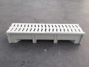 Matériau BMC Drainage des <span class=keywords><strong>eaux</strong></span> de pluie Gully Ditch Trench Cover Canal de drainage en polymère avec couvercle estampé - Product Image 2