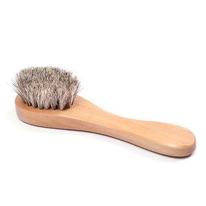 Spazzola per il viso di promozione all'ingrosso di colore naturale in legno e setola di cinghiale spazzola per la pulizia del viso - Product Image 2