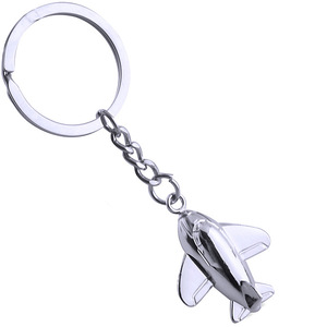 Porte-clés d'avion en métal de style dessin animé avion de chasse avion de combat et hélicoptère Unique avion à réaction avion de guerre hélicoptère porte-clés - Product Image 3