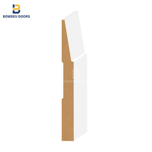 Zócalo de <span class=keywords><strong>Madera</strong></span> Ecológico Moderno Personalizado, Zócalos de MDF con Acabado <span class=keywords><strong>Blanco</strong></span>, Protección de Pared de <span class=keywords><strong>Madera</strong></span>, Zócalo para Piso - Product Image 1