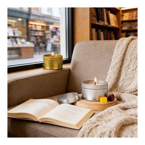 Bougies parfumées en gros : Pots de luxe haut de gamme pour mélange de cire de soja naturelle – Collection Boutique Display Network - Product Image 4