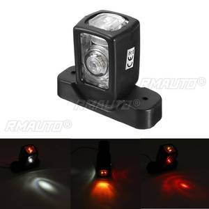 2/4/8 Piezas E9 12V 24V Luces LED Delanteras y Traseras de Posición Lateral, Lámparas Indicadoras de Contorno Blancas, Ámbar y Rojas para Camión, Camioneta, Remolque - Product Image 3