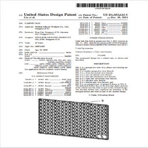 Tapete de Silicona Cuadrado para Desagüe de Fregadero, Aislante del Calor, Antideslizante, a Prueba de Fugas, Tapete de Almacenamiento para Aguas Residuales, Diseño Moderno y Sencillo - Product Image 2