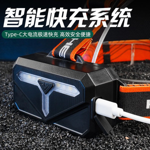ไฟหน้า GY60 แบบชาร์จไฟได้ 2400mAh LED สำหรับกิจกรรมกลางแจ้ง แคมป์ปิ้ง ขี่กลางคืน - Product Image 4