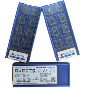 เม็ดมีดคาร์ไบด์ซูมิโตโม CNMG120412N-EG-AC5015S สำหรับเครื่องกลึง CNC ผลิตในญี่ปุ่น รับผลิตตามแบบ OEM รับประกัน 3 ปี เคลือบผิวทั้งหมด ความแข็ง 65+ HRC - Product Image 1