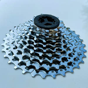 Cassette de Bicicleta Ata de 9 Velocidades, Tipo de Rueda Libre, Tratamiento de Cromo Plateado, Duradero - Product Image 4