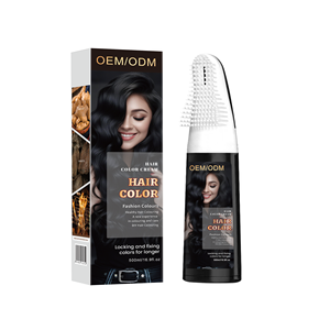Shampoo Colorante OEM per Uso Domestico, Tinta Nera per <span class=keywords><strong>Capelli</strong></span>, Ingredienti Naturali, Colorazione Permanente Facile con Pettine - Product Image 3