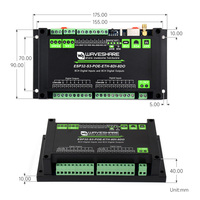 Carte de contrôle ESP32-S3 industrielle avec sortie d'entrée numérique à 8 canaux Xtensa intégré avec circuit de protection d'isolement multiple