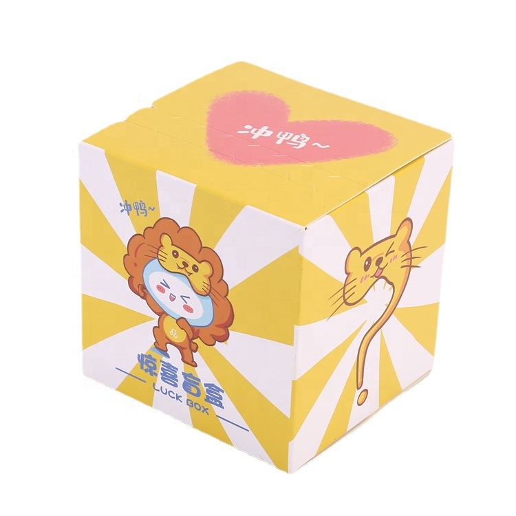 Box Printing Eco Friendly Cardboard Paper Printing Products Packaging Gift Blind Boxes