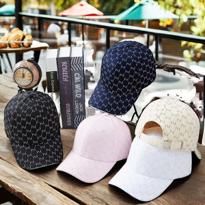 คอลเลคชั่นฤดูใบไม้ผลิฤดูร้อน2024หมวกเบสบอลพิมพ์โลโก้แบบกำหนดเองสำหรับผู้ชายผู้หญิงผ้าก้างปลาสีเข้มขายส่ง - Product Image 1