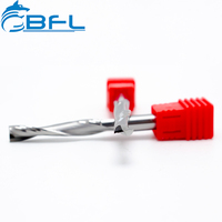 Fresa de Carburo Sólido de 2 Filos BFL, Corte Descendente, Recubierta de Altin y Estaño, Personalizable ODM/OEM para Corte CNC de Madera