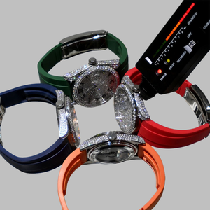 Montre automatique mécanique pour homme avec mouvement ETA, diamant Moissanite, réserve de marche, lunette en acier inoxydable, style Hip Hop Rapper - Product Image 5