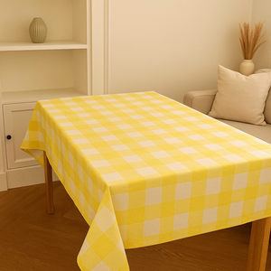 Mantel de papel con diseño de guinga, resistente a las arrugas, fácil cuidado, 120x180cm, rectángulo para restaurante, fiesta, comedor, Simple - Product Image 3