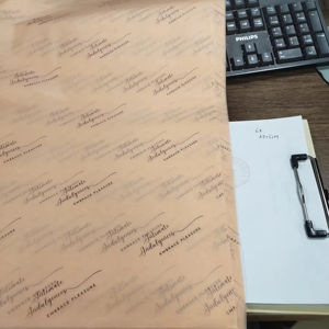 Papel de Seda Impreso Personalizado para Envolver Ropa, Papel de Embalaje Personalizado - Product Image 3