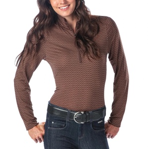 Chemise d'équitation pour femme, à manches longues, col en coton, Golf, collection - Product Image 1
