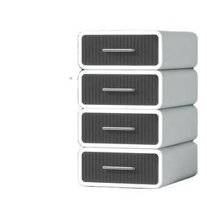 Organizador de Plástico para Oficina u Hogar, Cajones Apilables para Escritorio, Almacenamiento de Teléfono y Papelería, Caja de Almacenamiento con Asa - Product Image 2
