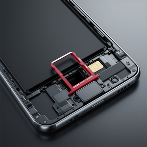 Bandeja para tarjeta SIM dual Xiaomi roja para Mi A2 Mi6X Face To Screen - Product Image 3