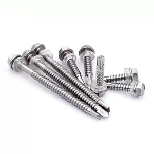 Tornillos Autoperforantes de Cabeza Hexagonal Exterior M5.5 con Revestimiento de Zinc de Fábrica Bibo Yaente - Fijaciones de Cola de Golondrina para Construcción Métrica - Product Image 4