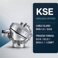 Sensor de Temperatura Termopar Tipo K TDCAST KSE 0-800°C Acero Inoxidable 316 IP65 Impermeable Resolución 0.1°C Puerto Serial