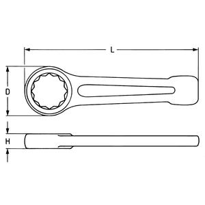 ประแจแหวน00820635020 Heyco ขนาด AF - Product Image 2