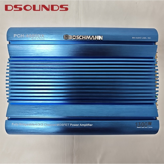 New Designed Car Audio Amplifier Class AB Car Amplifier With 4 Channel 4x80WRMS at 4Ohm High Power Amplifier for Car Audio