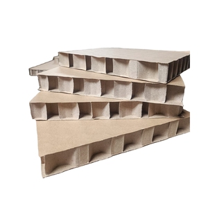 แผ่นกระดาษลูกฟูกที่ทนทานสูงแบบปรับแต่งได้ฉลากบรรจุภัณฑ์ขนส่งรังผึ้งกระดาษคราฟท์และศิลปะ - Product Image 1