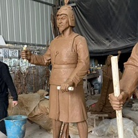 Figurine sculptée artisanale en pâte polymère réaliste, imperméable et inaltérable, thème nature, décoration intérieure, idéale pour les fêtes