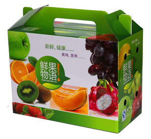Fresh Freeze Fruit Transport Boxes Customize Color Printed Corrugated Carton Box