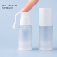 Flacon Pompe Airless Givré 20ml 30ml 50ml 80ml 100ml pour Sérum et Crème Contour des Yeux – Contenant Plastique Sous Vide