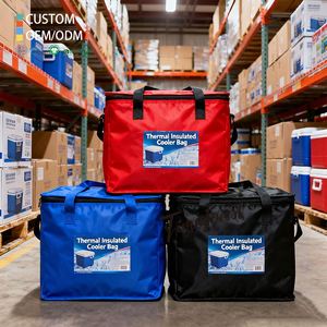 Wholesale Thermal Insulated Cooler Bag Waterproof Reusable PP Material for Home Family Meals Storage Office Group Lunches - Product Image 1