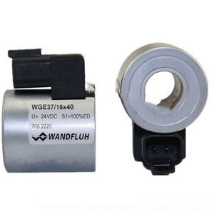 โซลินอยด์คอยล์ WANDFLUH Wanfule WGE37 16x40 24VDC สำหรับเครื่องขุดแบบตะขอ รุ่น R901394393 - Product Image 3