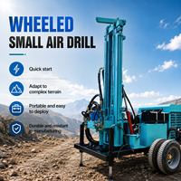 Foreuse de puits d'eau portable diesel FY-350L 350m avec moteur, boîte de vitesses, pompe et équipement de forage monté sur roues, diamètre 100-350mm