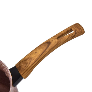 Cafetera árabe nueva cafetera de aluminio jaspeado juego de tazas de té con mango de <span class=keywords><strong>grano</strong></span> de madera elegante y práctica taza de café - Product Image 6