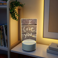 Lampe de table 3d Led Night Touch Light pour enfants Acrylique 3D LED Lampe de nuit Touch Base avec câble USB et télécommande