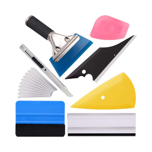 طقم سيارة من 7 قطع, مجموعة أدوات تثبيت غلاف واقي من الفينيل لتلوين السيارة - Product Image 1