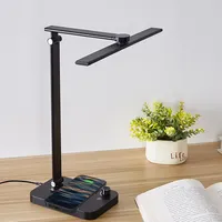 새로운 디자인 LED 책상 램프 빠른 무선 충전기 유연한 LED 책 조명 8W 빠른 무선 충전 LED 책상 램프