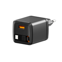 Pengisi Daya Cepat PD 20W QC dengan Kabel Retractable Tahan Api Perlindungan OTP & OVP 5V/3A untuk 17
