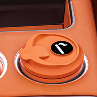 Cendrier de voiture pour tasse à café avec couvercle rabattable, doublure robuste en acier inoxydable, ignifuge, durable, sûr, universel, pour BMW Toyota Honda