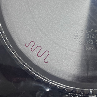 Disque de coupe circulaire PCD 250 mm 80T haute durabilité pour le travail du bois professionnel, pour panneaux de particules et panneaux de densité, lame de scie en gros
