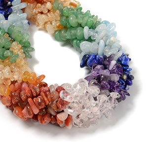 Guérison naturelle <span class=keywords><strong>7</strong></span> sept Chakra cristal perle arc-en-ciel irrégulier galets pépite puces pierres précieuses breloques <span class=keywords><strong>perles</strong></span> pour bracelets perlés - Product Image 2