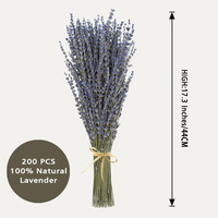 Bunga Lavender Awet Grosir, Bahan Bunga Lavender Abadi untuk Florist, Buket Pernikahan, Kerajinan DIY, Dekorasi Rumah