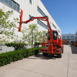 JK591 Diesel <b>Hydraulic</b> Wheeled Hedge Trimmer | Movable Cab Professional Landscaping <b>Cutter</b> by JINKE - Product Image 1
