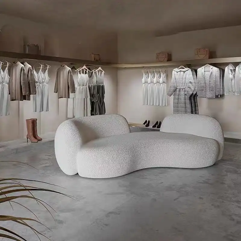 Sofa Tateyama Italia, Bagian Kursi Cinta Mewah Desainer Modern Bentuk Melengkung Furnitur Ruang Tamu