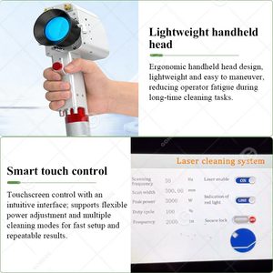 เครื่องทำความสะอาดไม้ Pl <span class=keywords><strong>Menu</strong></span> 20w 3 Kw Limpiador Madera 200w ไฟเบอร์คลีนเนอร์ เครื่องกำจัดสนิม เลเซอร์พัลส์สำหรับทำความสะอาดไม้ 25w-50w - Product Image 5